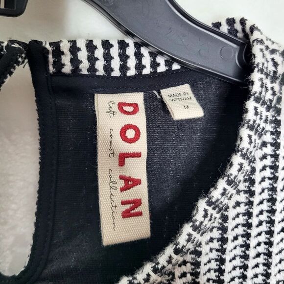 Anthropologie Dolan Left Coast Callan Ruffled Houndstooth Top Size Medium - Picture 8 of 11